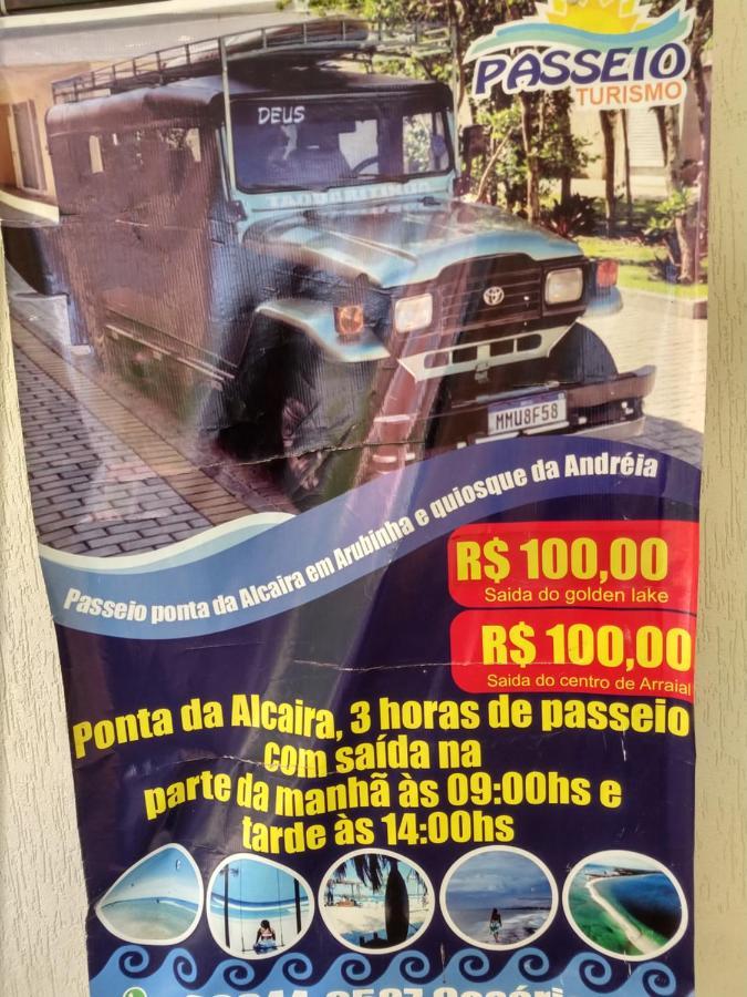 Apartamento No Golden Lake - Pe Na Areia, Agua De Coco E Cervejinha Arraial do Cabo Ngoại thất bức ảnh